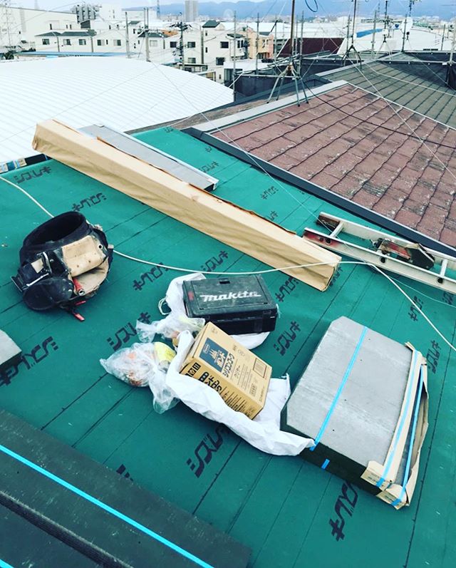 戸建ての工事で今回は屋根工事を行いました。2